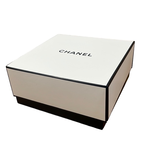 CHANEL Accessories Authentic Chanel Cardboard Gift Box Black White